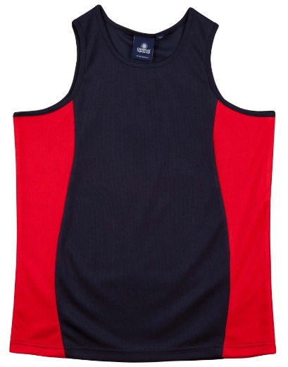 Picture of Winning Spirit, Kids Truedry Contrast Mesh Singlet